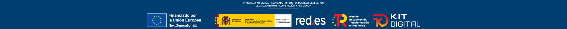 Página web financiada por el Kit Digital